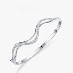 Bracelete em prata Allure 330 cristais